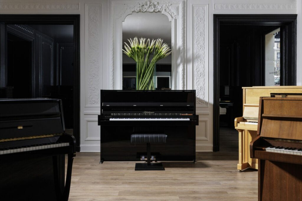 Le showroom - pianos Blüthner